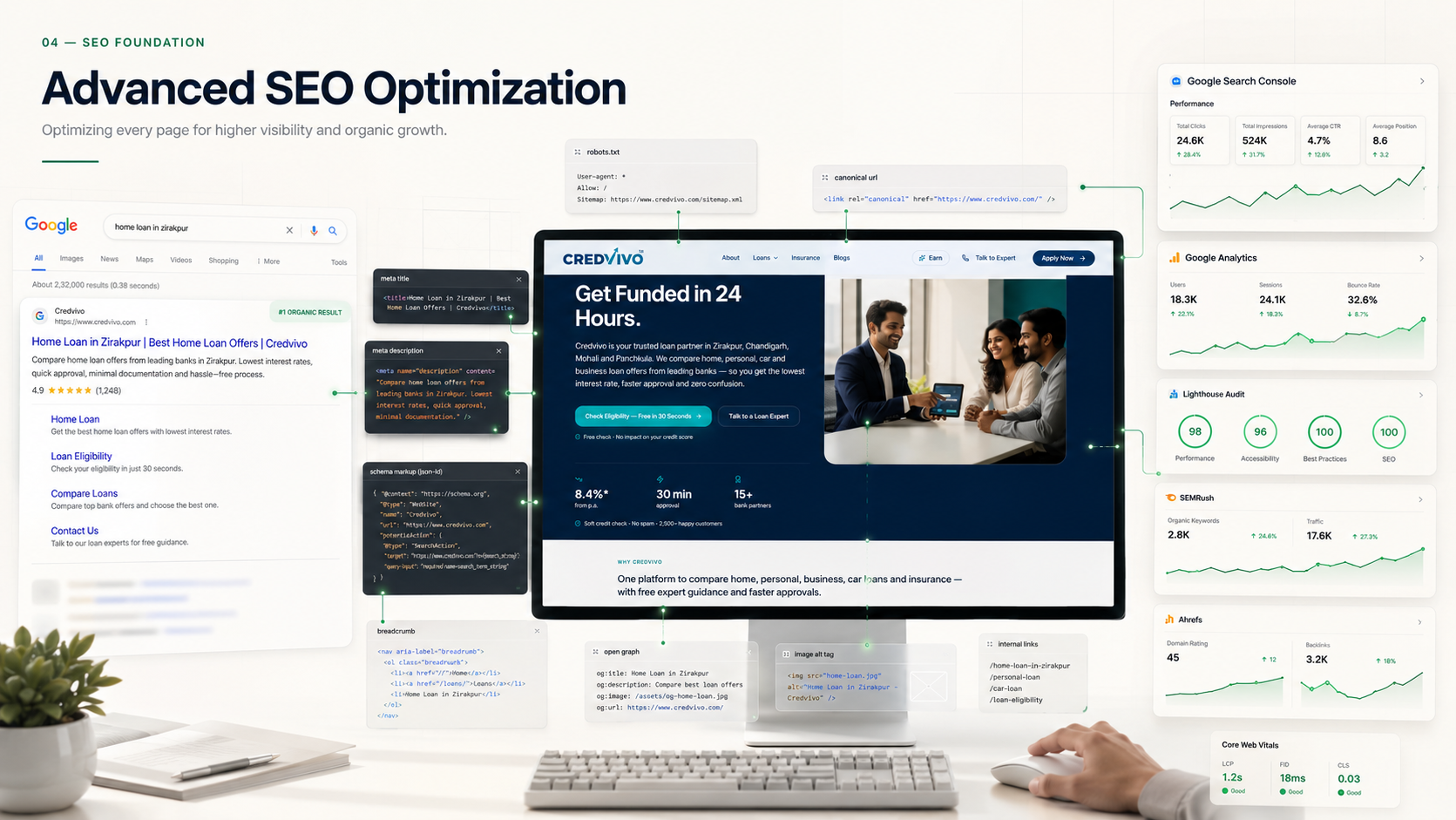 CredVivo Loan & Insurance — Website Design work by Pacewalk, image 3