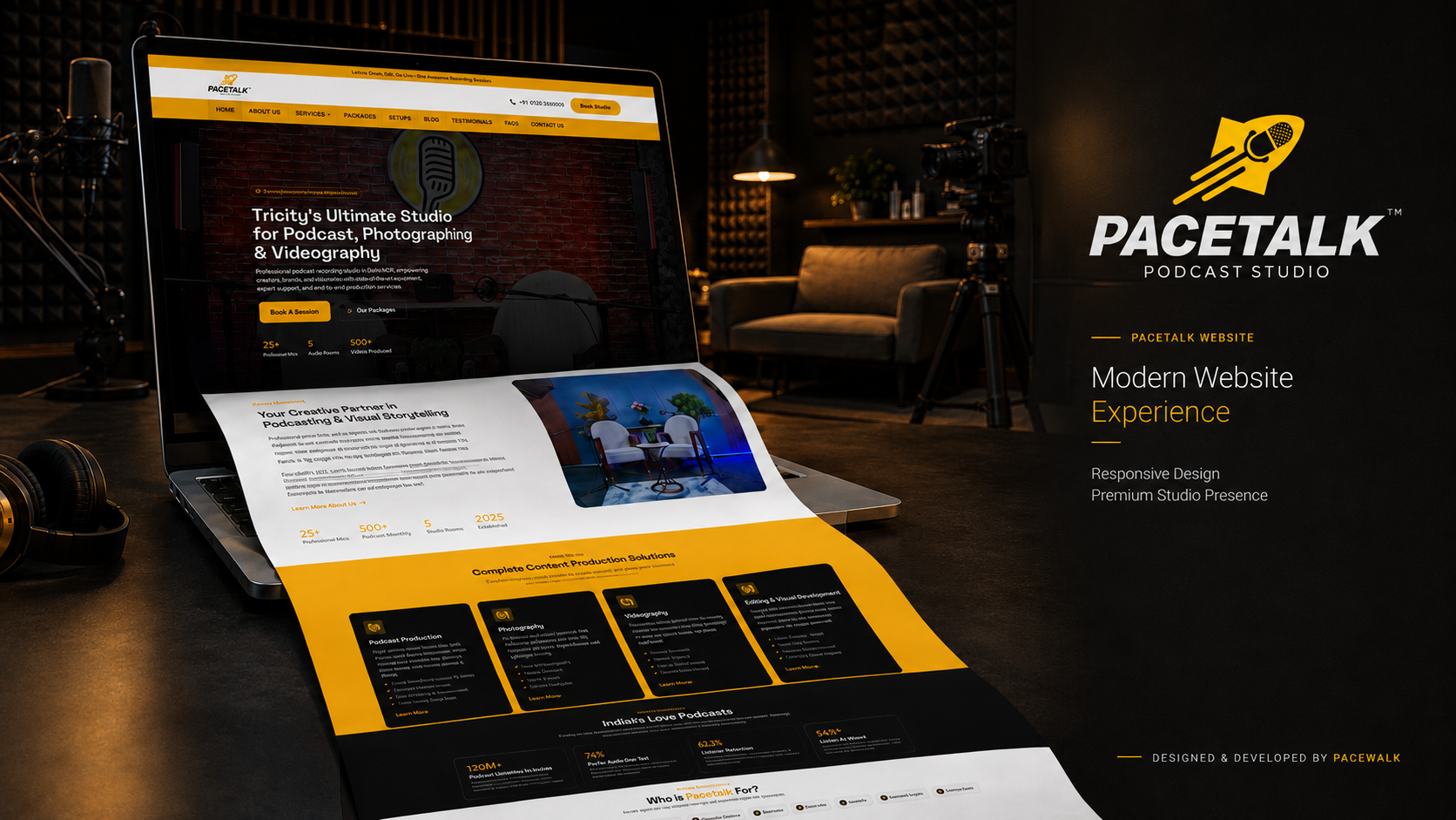 PaceTalk Podcast Studio